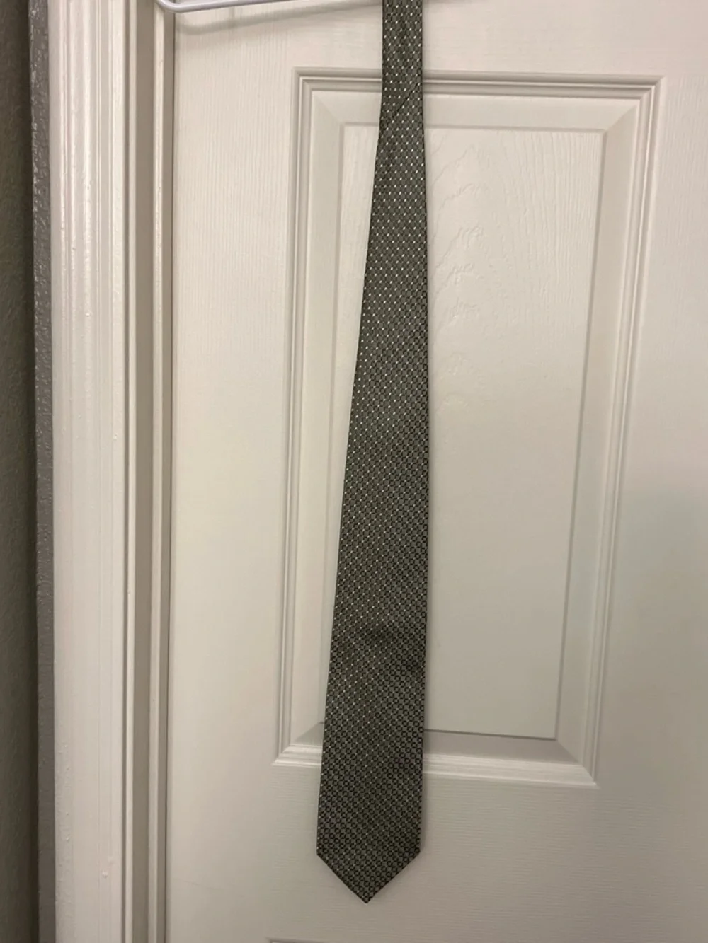Jos. A. Bank Men's Charcoal Gray Textured Micro-Pattern Tie